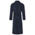 Women's Towelling Cotton Dressing Gown - Navy Blue